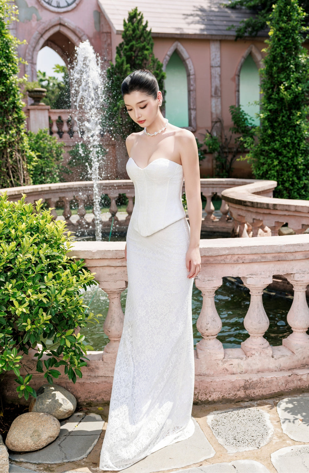 Katie Laced Mermaid Maxi Skirt
