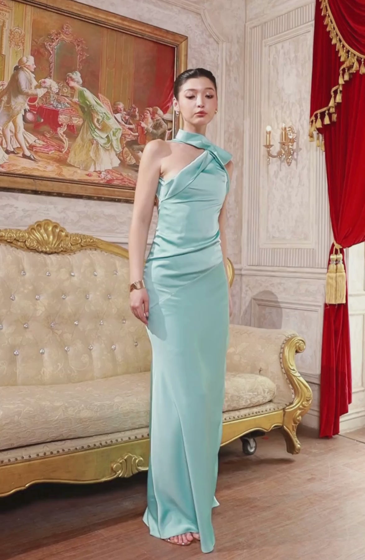 Legato Dress in Sky Blue, video 2