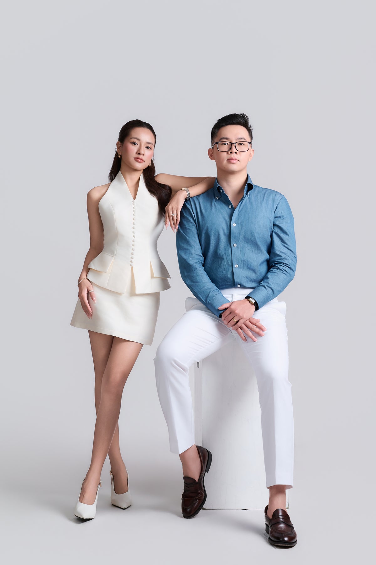 Emily Nguyen and Phat Minh, founders of Satorien